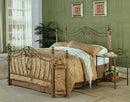 Sydney - King Headboard & Footboard, Box 1 of 2 - Brushed Gold
