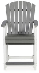 Transville - Barstool (Set of 2) - Gray / White