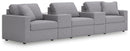 Modmax - Straight Sectional - Granite