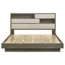 Fenwick - King Headboard, Box 1 of 3 - Gray Oak