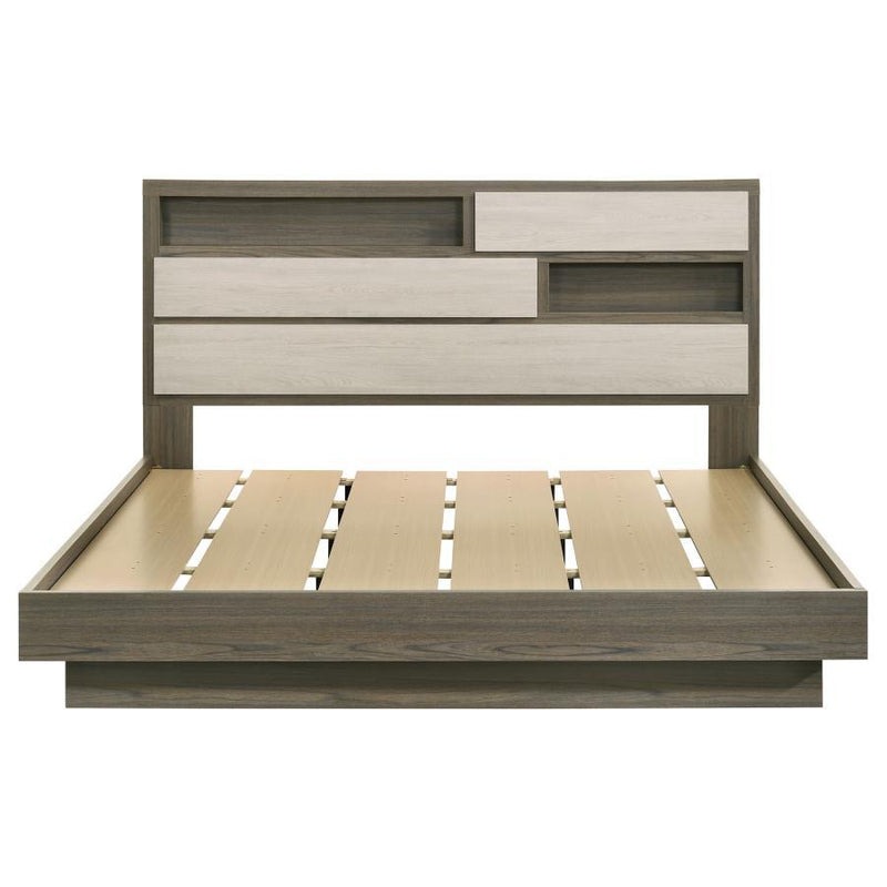 Fenwick - King Headboard, Box 1 of 3 - Gray Oak