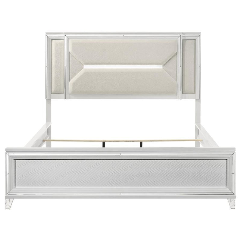 Marmore - California King Headboard, Box 1 of 3 - White