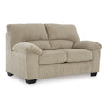 Manufacturer Color_Sand  -- SimpleJoy Stationary Fabric Loveseat IMAGE 1