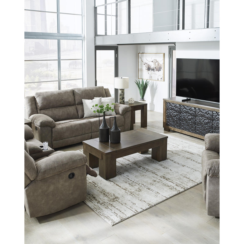 Signature Design by Ashley Laresview Reclining Fabric Loveseat with Console 3720394 IMAGE 12