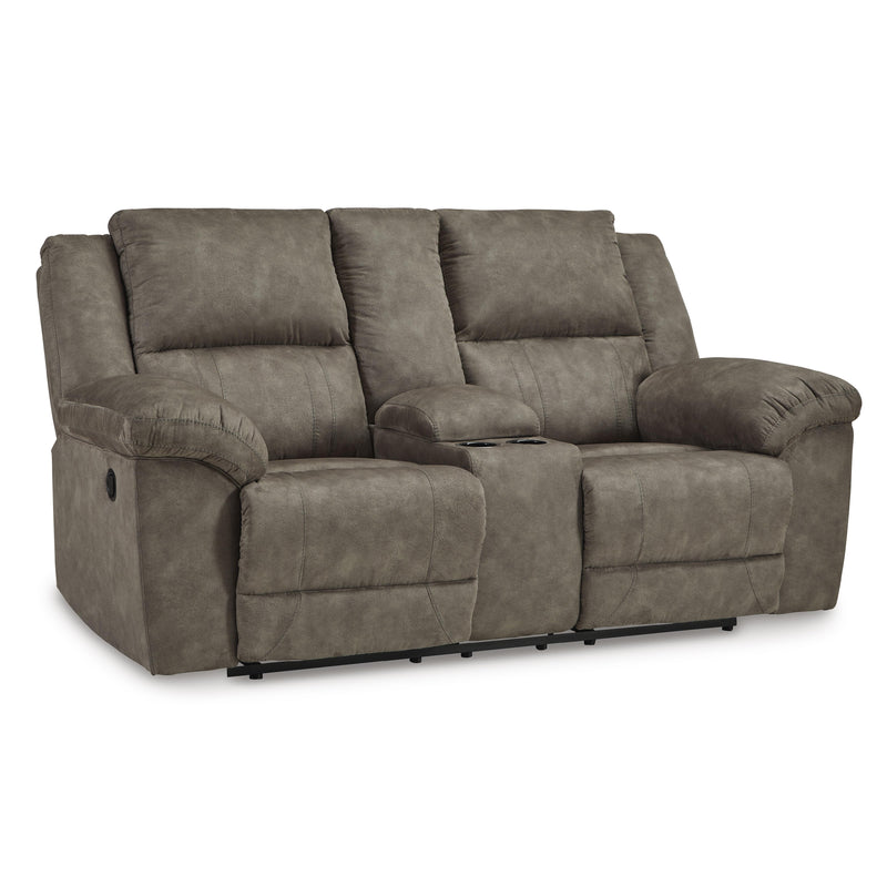 Signature Design by Ashley Laresview Reclining Fabric Loveseat with Console 3720394 IMAGE 1