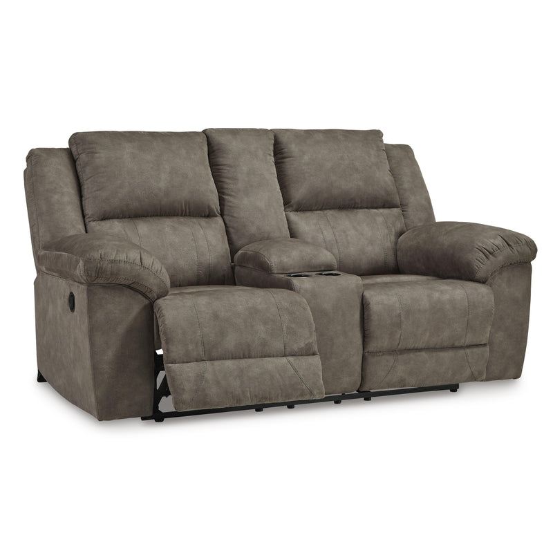 Signature Design by Ashley Laresview Reclining Fabric Loveseat with Console 3720394 IMAGE 2