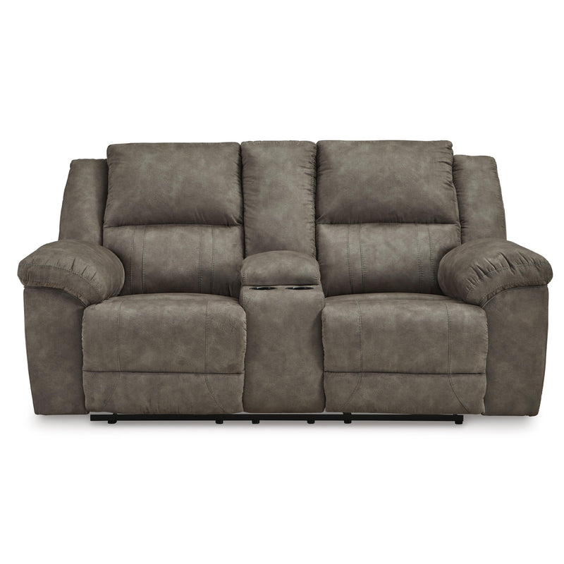Signature Design by Ashley Laresview Reclining Fabric Loveseat with Console 3720394 IMAGE 3