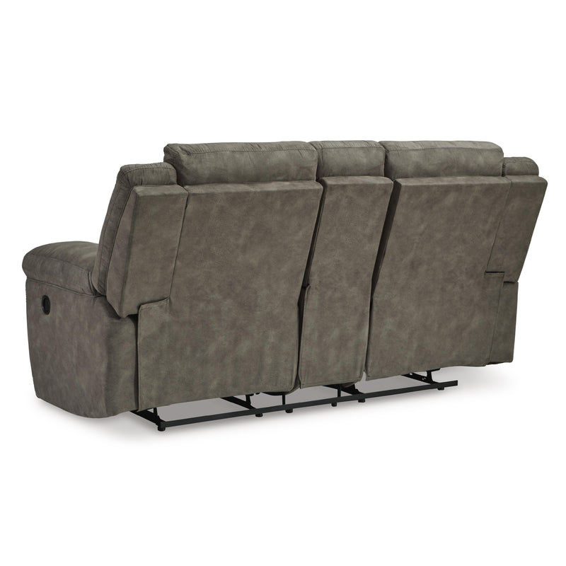 Signature Design by Ashley Laresview Reclining Fabric Loveseat with Console 3720394 IMAGE 5