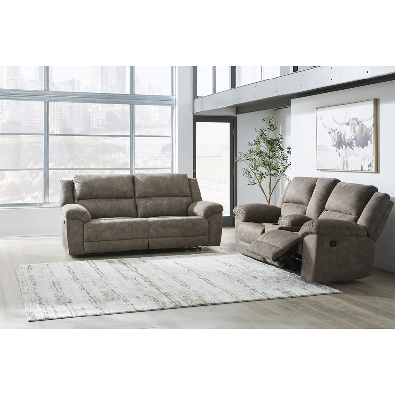 Signature Design by Ashley Laresview Reclining Fabric Loveseat with Console 3720394 IMAGE 8