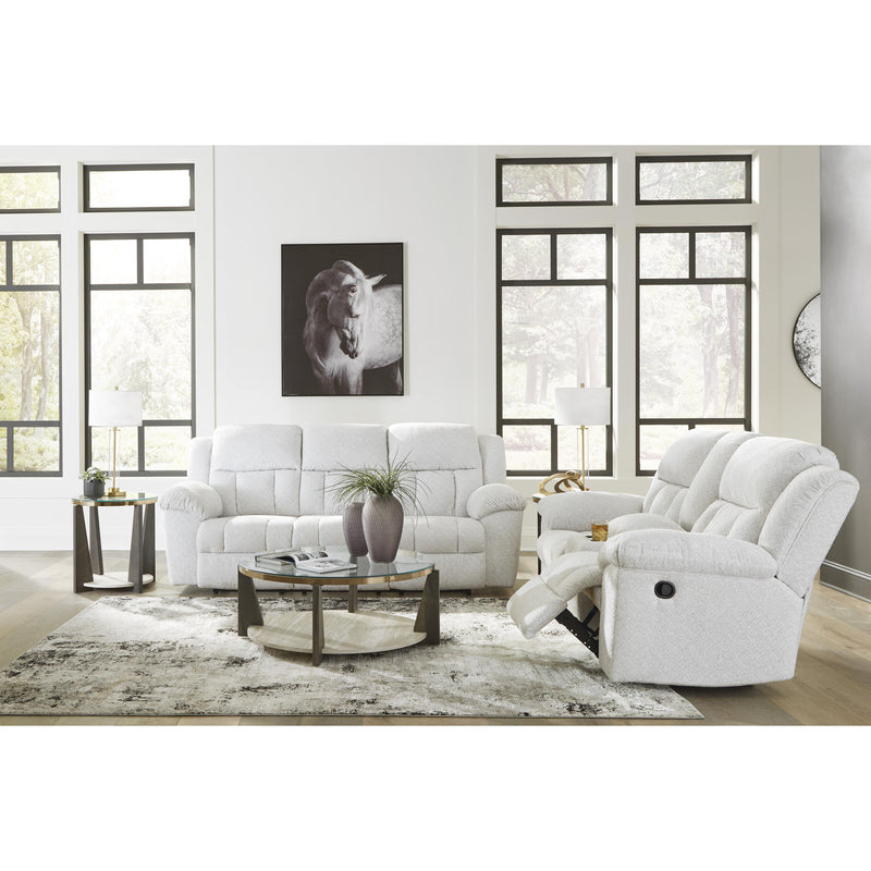 Signature Design by Ashley Frohn Reclining Fabric Loveseat with Console 3740594 IMAGE 11