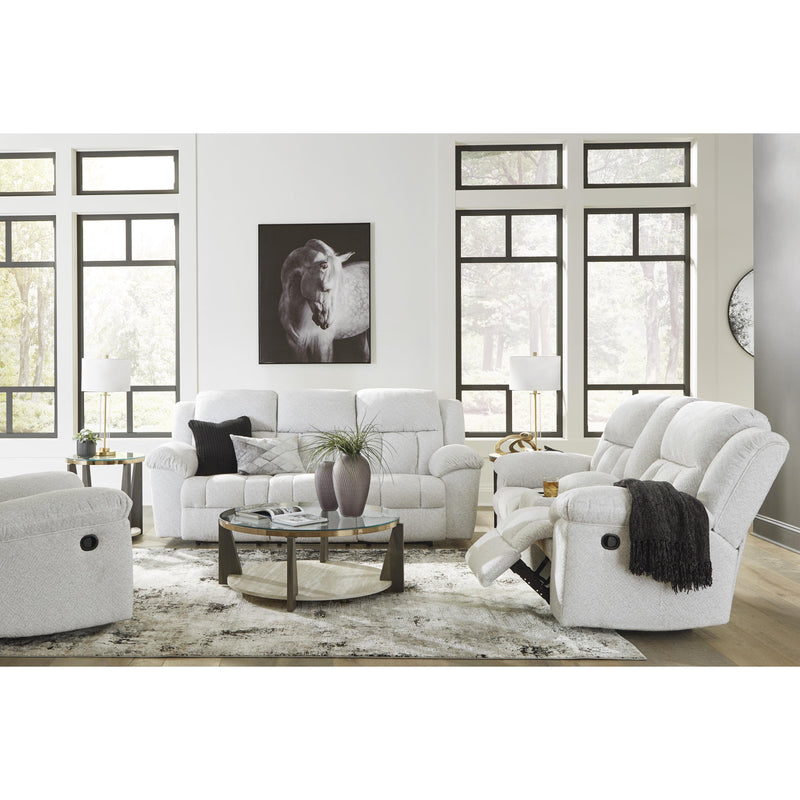 Signature Design by Ashley Frohn Reclining Fabric Loveseat with Console 3740594 IMAGE 12