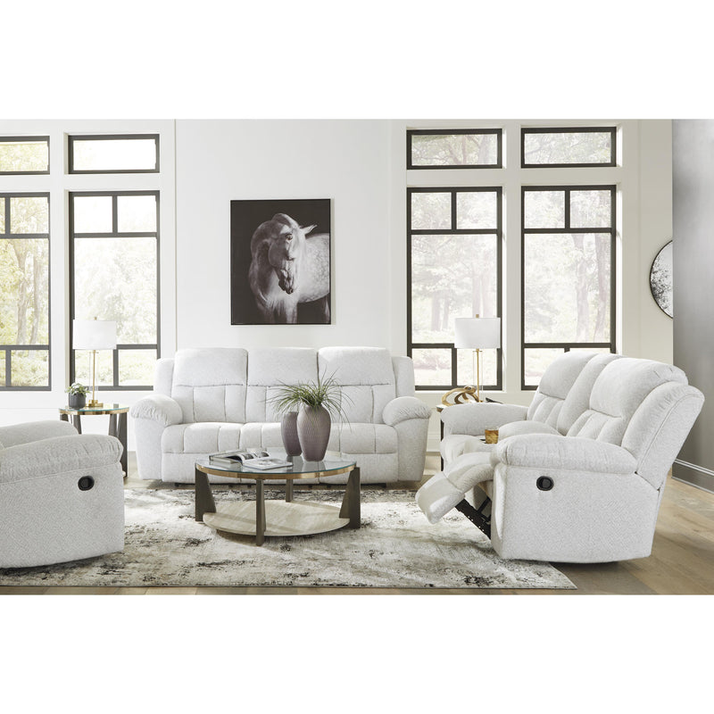 Signature Design by Ashley Frohn Reclining Fabric Loveseat with Console 3740594 IMAGE 13