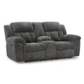  Manufacturer Color_Graphite  -- Frohn 3740694 Double Reclining Loveseat with Console IMAGE 1