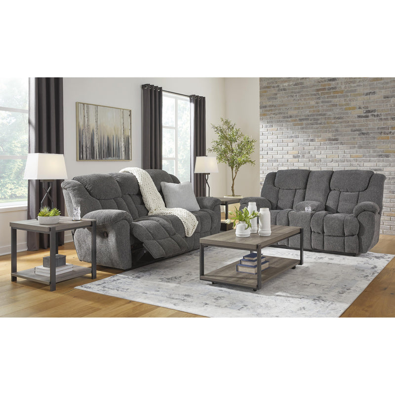 Signature Design by Ashley Foreside Reclining Fabric Loveseat with Console 3810494 IMAGE 10