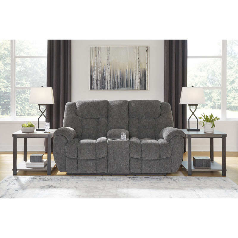 Signature Design by Ashley Foreside Reclining Fabric Loveseat with Console 3810494 IMAGE 6