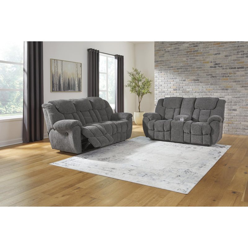 Signature Design by Ashley Foreside Reclining Fabric Loveseat with Console 3810494 IMAGE 8