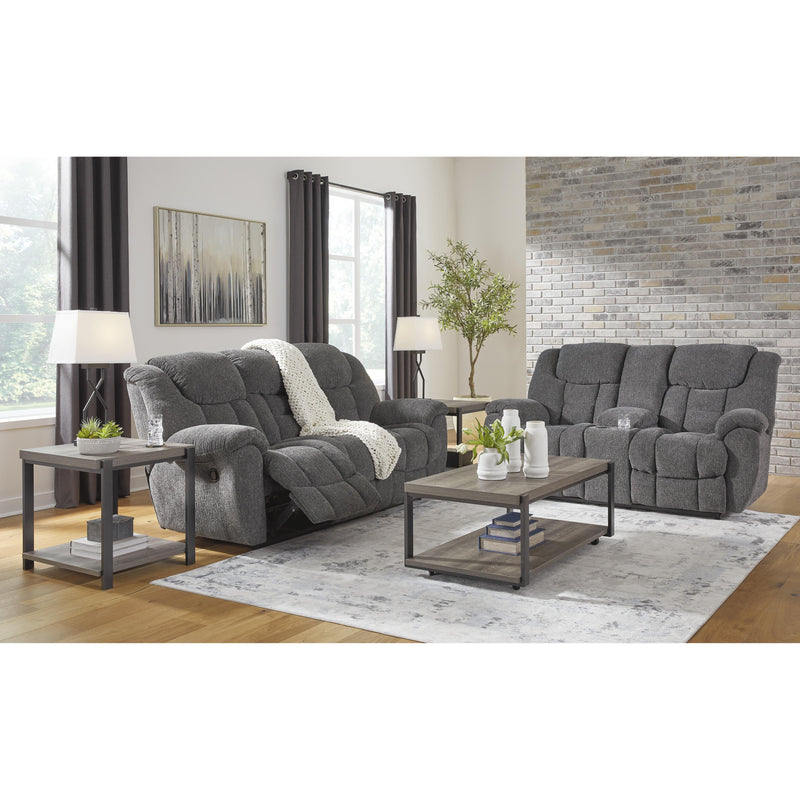 Signature Design by Ashley Foreside Reclining Fabric Loveseat with Console 3810494 IMAGE 9