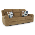  Manufacturer Color_Honey  Motion Type_Reclining  -- Kanlow Reclining Fabric Sofa IMAGE 1