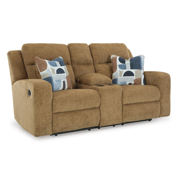 Signature Design by Ashley Kanlow Reclining Loveseat with Console 3860594 IMAGE 1