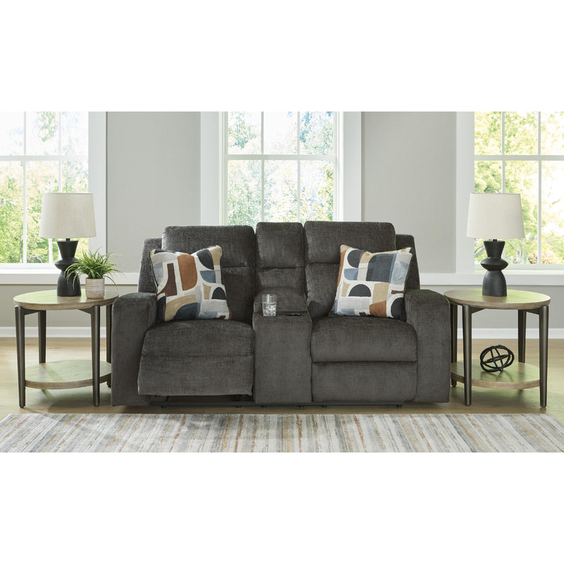 Signature Design by Ashley Kanlow Reclining Loveseat with Console 3860794 IMAGE 5