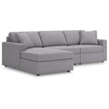  Manufacturer Color_Granite  -- Modmax 92104S17 3 pc Sectional with Chaise IMAGE 1