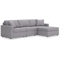  Manufacturer Color_Granite  -- Modmax 92104S18 3 pc Sectional with Chaise IMAGE 1