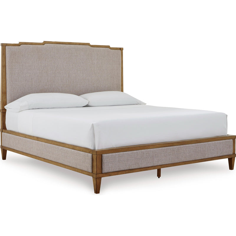  Size_Queen  -- Sharlance Upholstered Panel Bed IMAGE 1