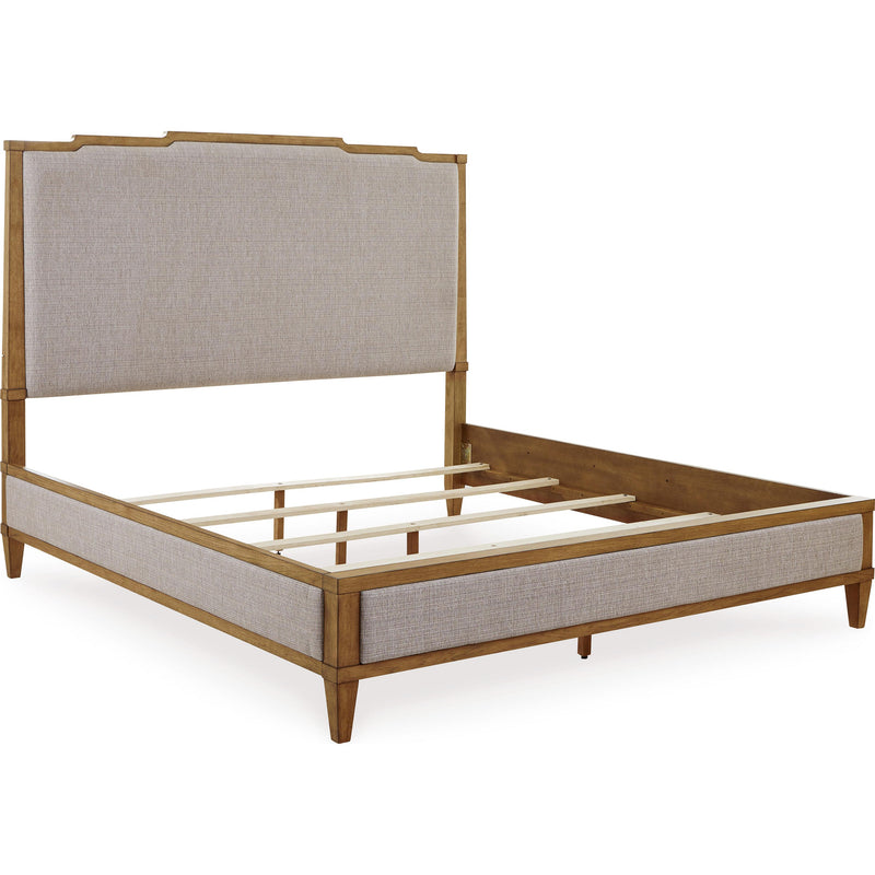  Size_King  -- Sharlance B895B6 King Upholstered Panel Bed IMAGE 4