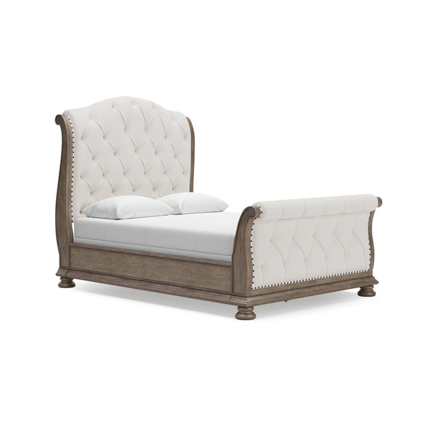 Size_Queen  -- Ardenfield Upholstered Sleigh Bed IMAGE 1