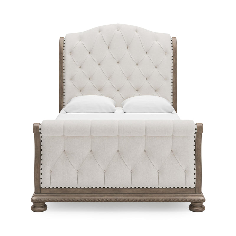  Size_Queen  -- Ardenfield Upholstered Sleigh Bed IMAGE 2