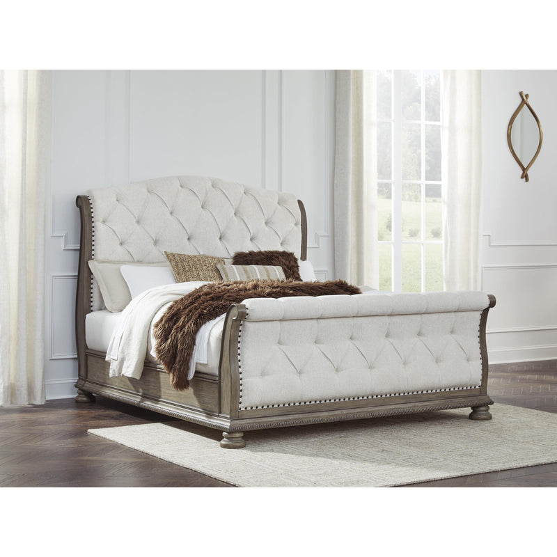 Signature Design by Ashley Ardenfield Bed Upholstered Sleigh Bed B944-58/B944-56/B944-97 IMAGE 5