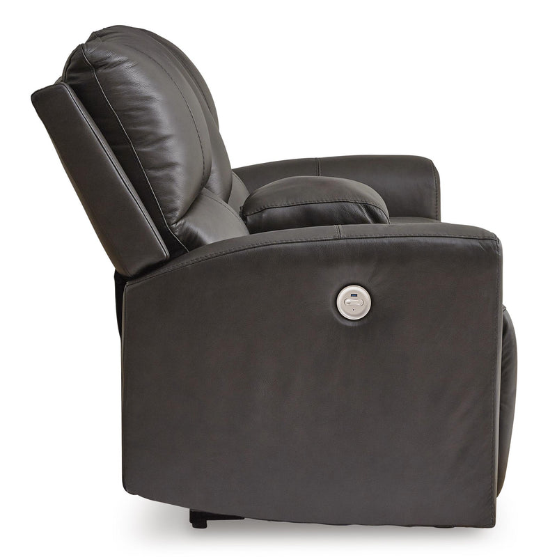Signature Design by Ashley Boxmere Power Reclining Loveseat with Console U1310096 IMAGE 4
