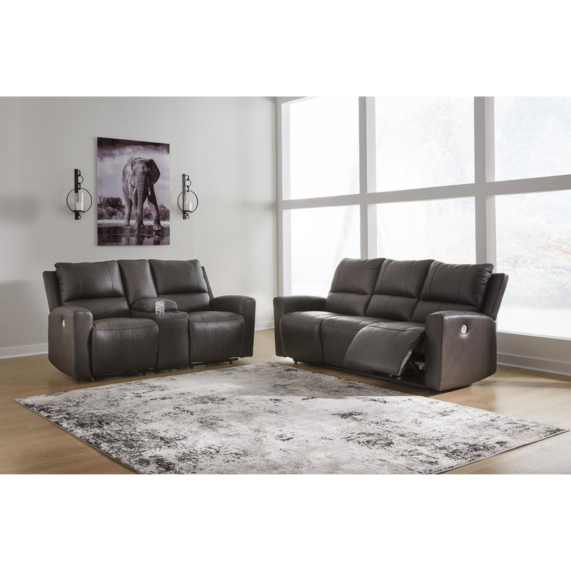 Signature Design by Ashley Boxmere Power Reclining Loveseat with Console U1310096 IMAGE 9