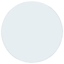 60" 12mm Round Clear Tempered Glass Top - Clear