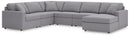 Modmax - U-Shaped Sectional - Granite