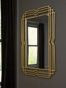 Claybrook - Accent Mirror - Gold Finish