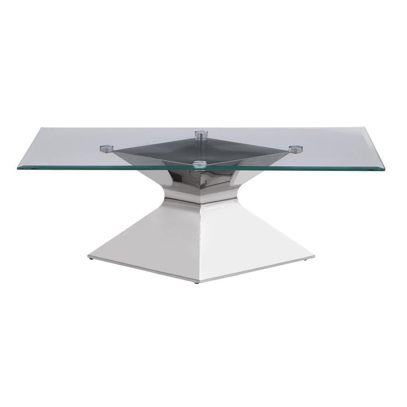 Jenny - Base Stainless Steel Coffee Table - Silver