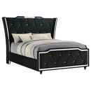 Lorient - Queen Headboard, Box 1 of 4 - Black