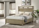 Hazlewood - Queen Headboard, Footboard & Slats, Box 1 of 2 - Vineyard Oak