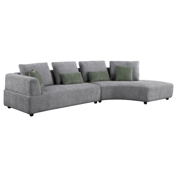 Toscano - Loveseat, Box 1 of 2 - Gray