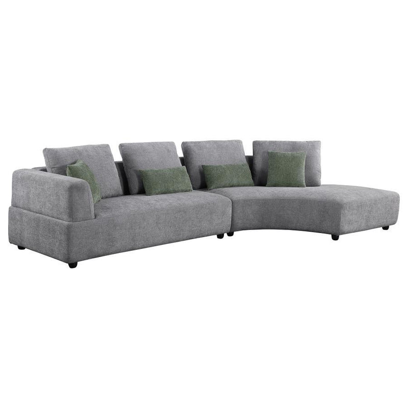 Toscano - Loveseat, Box 1 of 2 - Gray