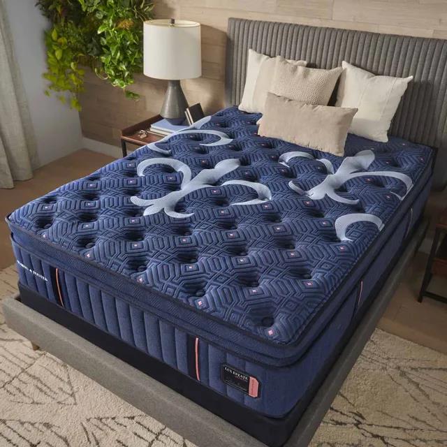  Stearns & Foster Lux Estate Firm Euro Pillowtop Mattress (Split California King) IMAGE 1