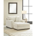  Manufacturer Color_Birch  -- Maggie Stationary Fabric Chair with Ottoman IMAGE 1