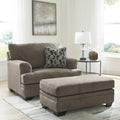  Manufacturer Color_Nutmeg  -- Stonemeade 59505U2 Oversized Chair and Ottoman IMAGE 1