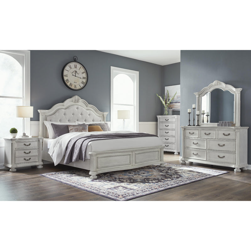  Size_Queen  -- Montelaine Upholstered Panel Bed IMAGE 10