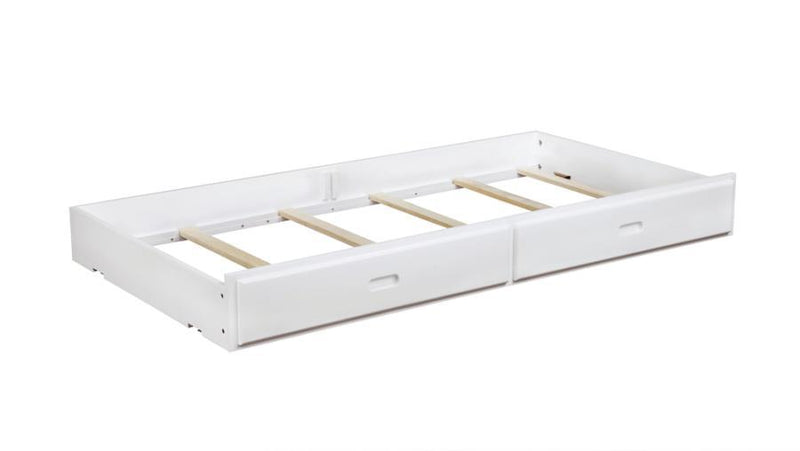 Chapman - Wood Storage Trundle - White