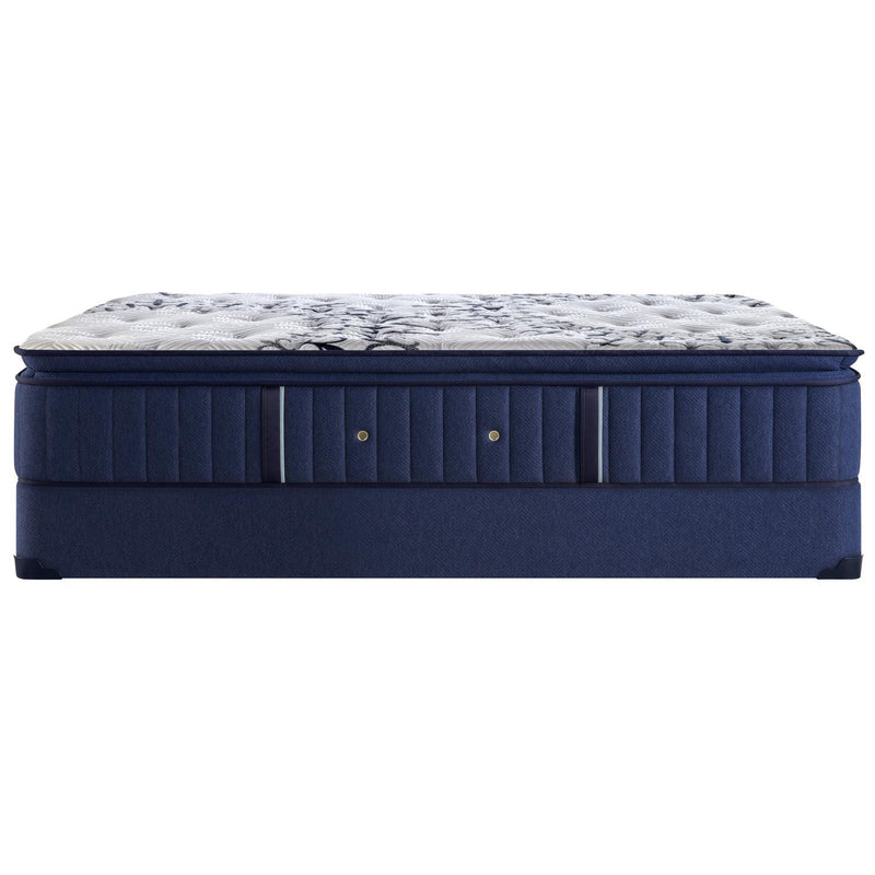  Stearns & Foster Estate Mon Chéri Pillowtop Luxury Cushion Firm Mattress Set Blue 9" (Full) IMAGE 2