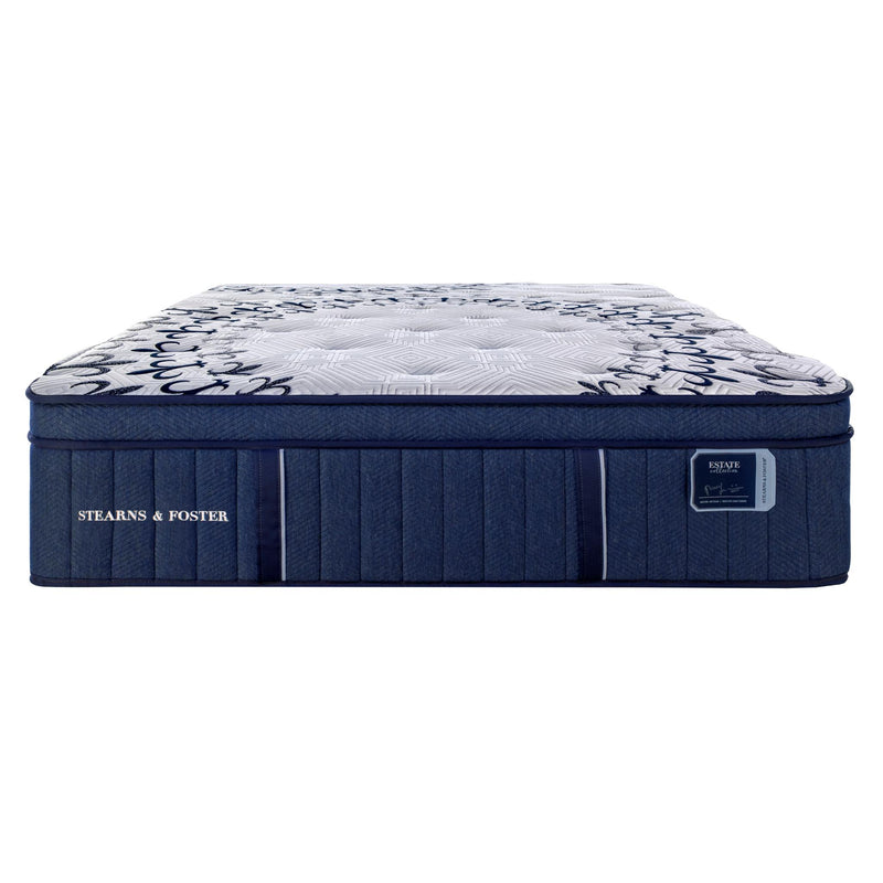  Stearns & Foster Estate Mon Amour Euro-Top Luxury Cushion Firm Mattress Set Blue 5" (Full) IMAGE 3
