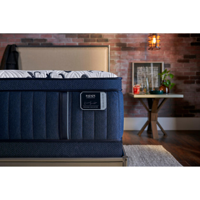  Stearns & Foster Estate Mon Amour Euro-Top Luxury Cushion Firm Mattress Set Blue 5" (Full) IMAGE 6