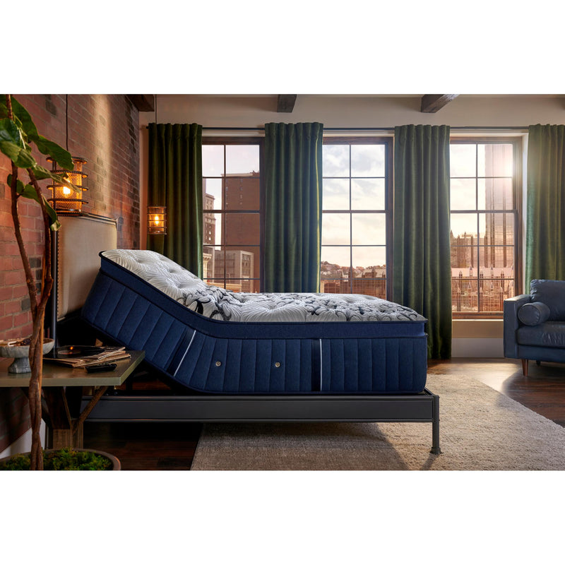 Stearns & Foster Estate Mon Amour Euro-Top Luxury Cushion Firm Mattress Set Blue 5" (Full) IMAGE 7